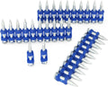 10 Boxes - KIMSING MTSD-22 12 Gauge 7/8 Inch X .109 Inch Smooth Shank Plastic Collated Concrete and Steel Drive Pin Mechanical Galvanized for Gas Power Concrete and Steel Nailer 1,000 PCS/Box