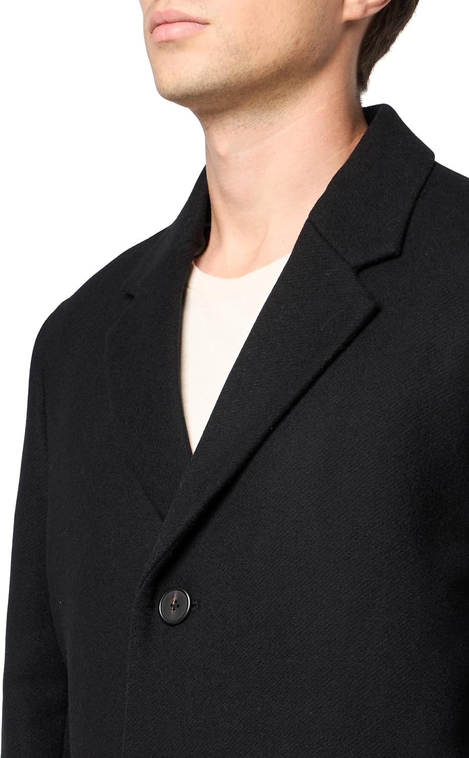 Theory Mens 3b Coat in Wool Melton