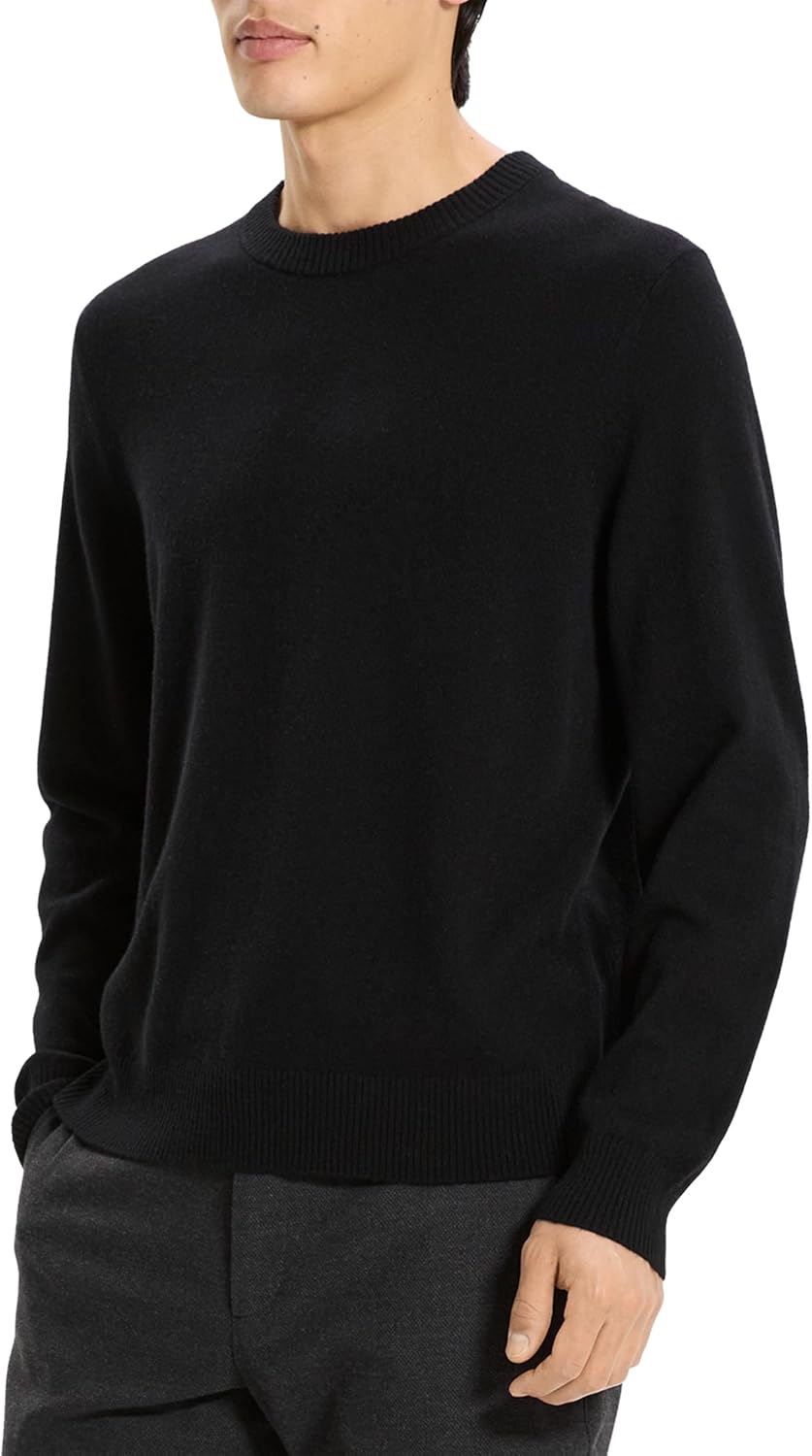 Theory Men's Hilles Crew Neck Sweater in Cashmere