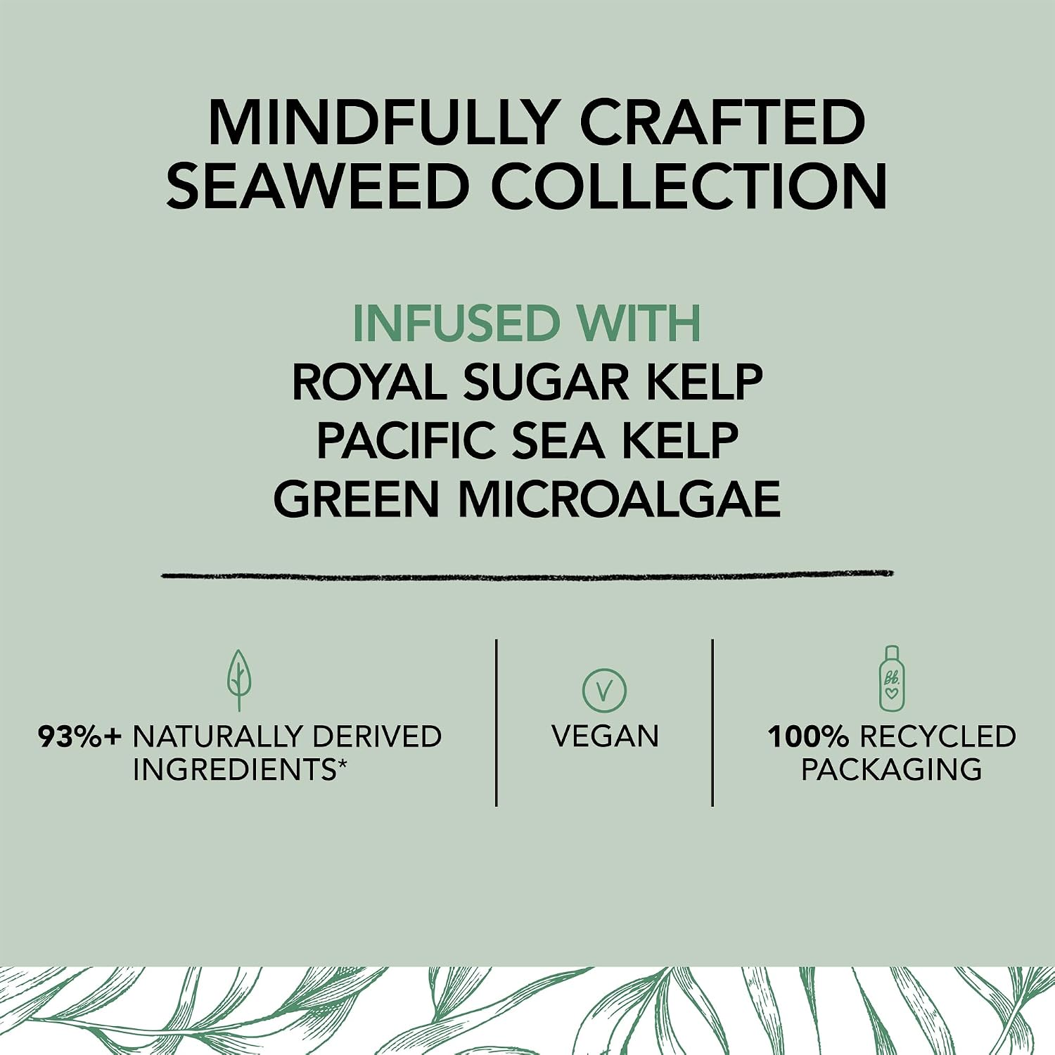 Bumble and bumble. Seaweed Hydrating Shampoo | Gently Cleanses Without Stripping |Improves Scalp Hydration| Sulfate Cleanser Free | For Fine to Medium Curly Wavy Straight Hair