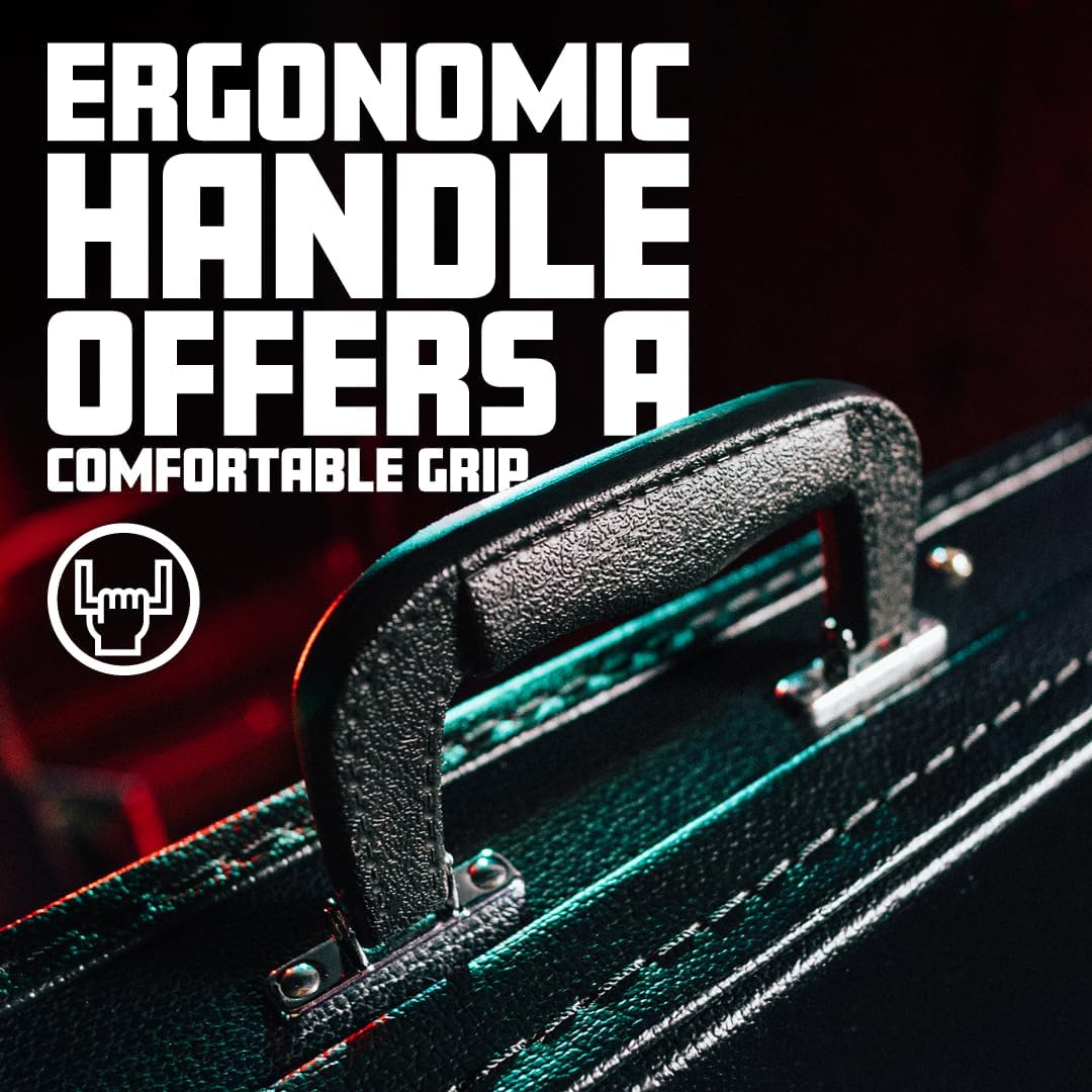 Gator Cases Hard-Shell Wood Case for Wide Body Electric Guitars; Fits PRS Style Guitars and More (GWE-ELEC-WIDE)