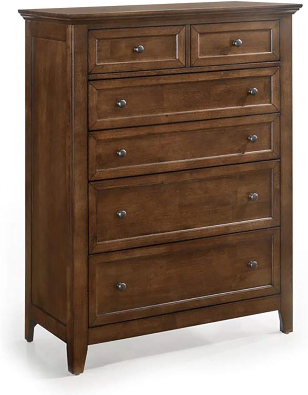 Intercon San Mateo Queen Size 5 Piece Panel Bedroom Set Tuscan Finish