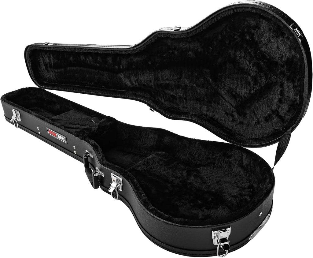 Gator Cases Traditional Series Hard-Shell Wood Case for Les Paul Style Guitars (GWE-LPS-BLK)