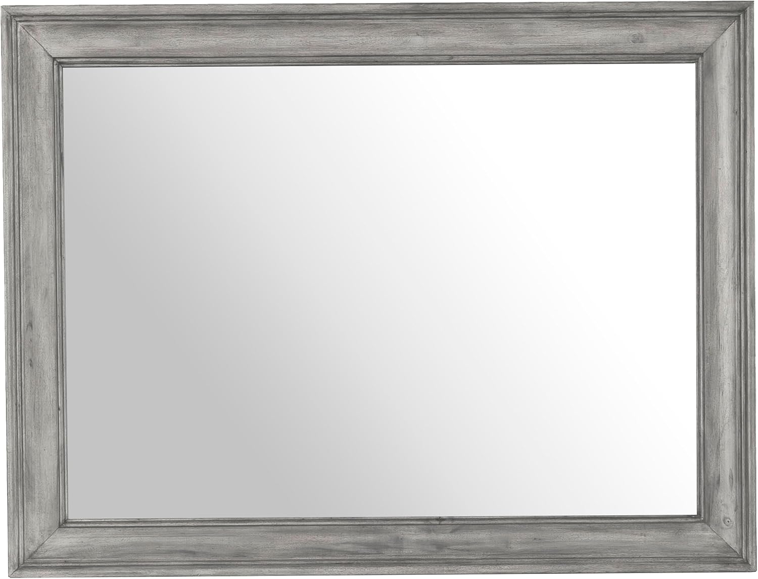 Coaster Home Furnishings Avenue Farmhouse 5-Piece Bedroom Set Eastern King Size Panel Bed Frame 68-inch Headboard Weathered Grey 224031KE-S5