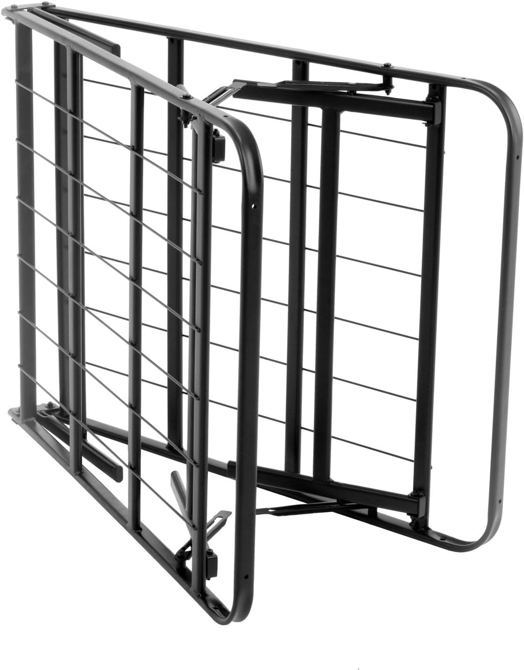 STRUCTURES Foldable Bed Base - Platform Bed Frame and Box Spring in One - Strong and Sturdy Support - Quiet Noise Free - Quick, Easy Setup - Cal King