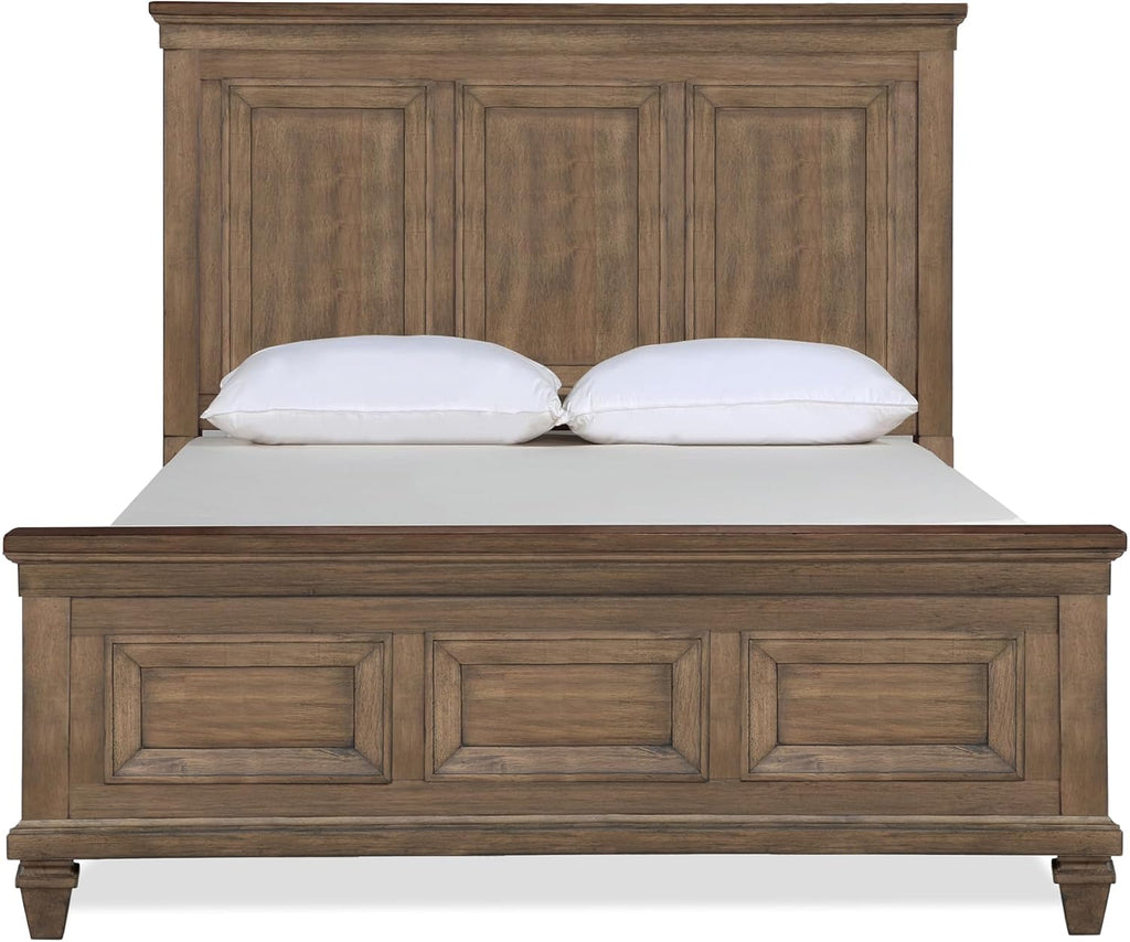 New Classic Furniture Mariana 5-Piece Wood Queen Bedroom Set, Vintage Mocha