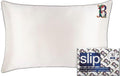 slip The Original Queen Pure Silk Pillow Case - 100% Pure 22 Momme Mulberry Silk - Queen Standard Size - Anti-Aging, Anti-BedHead, Anti-Sleep Crease, Initial Collection: Letter B (20' x 30')