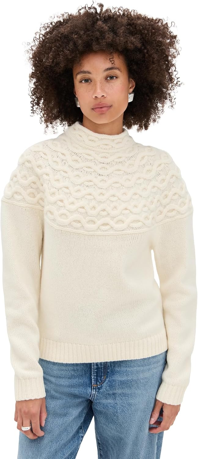 Theory Women's Cable Yoke Sweater