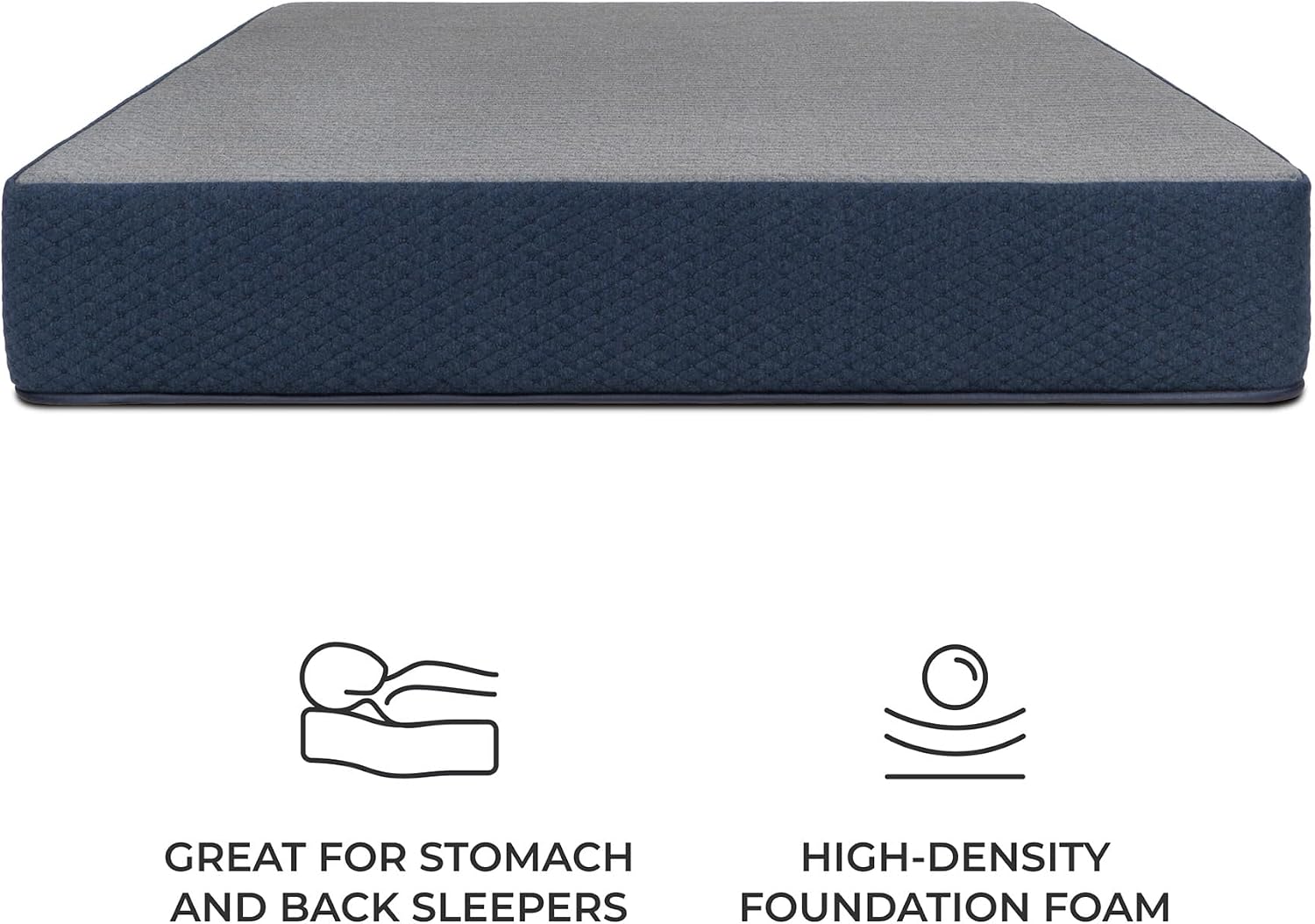 DREAMFOAM Brooklyn Bedding Copperflex Essential 6' Gel Memory Foam Mattress with Stain Protection, Twin X-Large |Made in Arizona