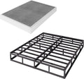 King Box Spring 5 Inch Low Profile Heavy Duty Metal | Easy Clean Fabric, Non-Slip, Noise Free, Easy Assembly, U.S. Standard