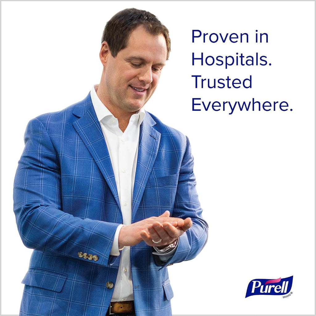 PURELL Advanced Hand Sanitizer Refreshing Gel, Clean Scent, 20 fl oz Pump Bottle (Pack of 12) – 3023-12