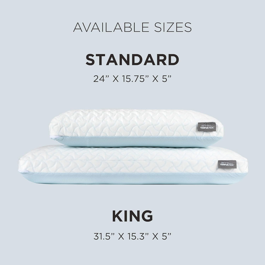 Tempur-Pedic TEMPUR-Cloud® + Cooling Pillow, Standard - 2-Pack