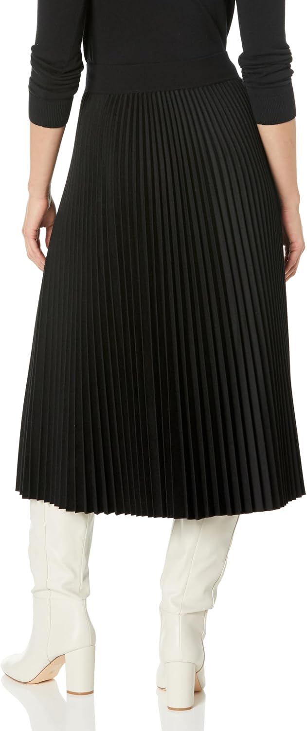Theory Women's Classic Pleat Midi Skirt
