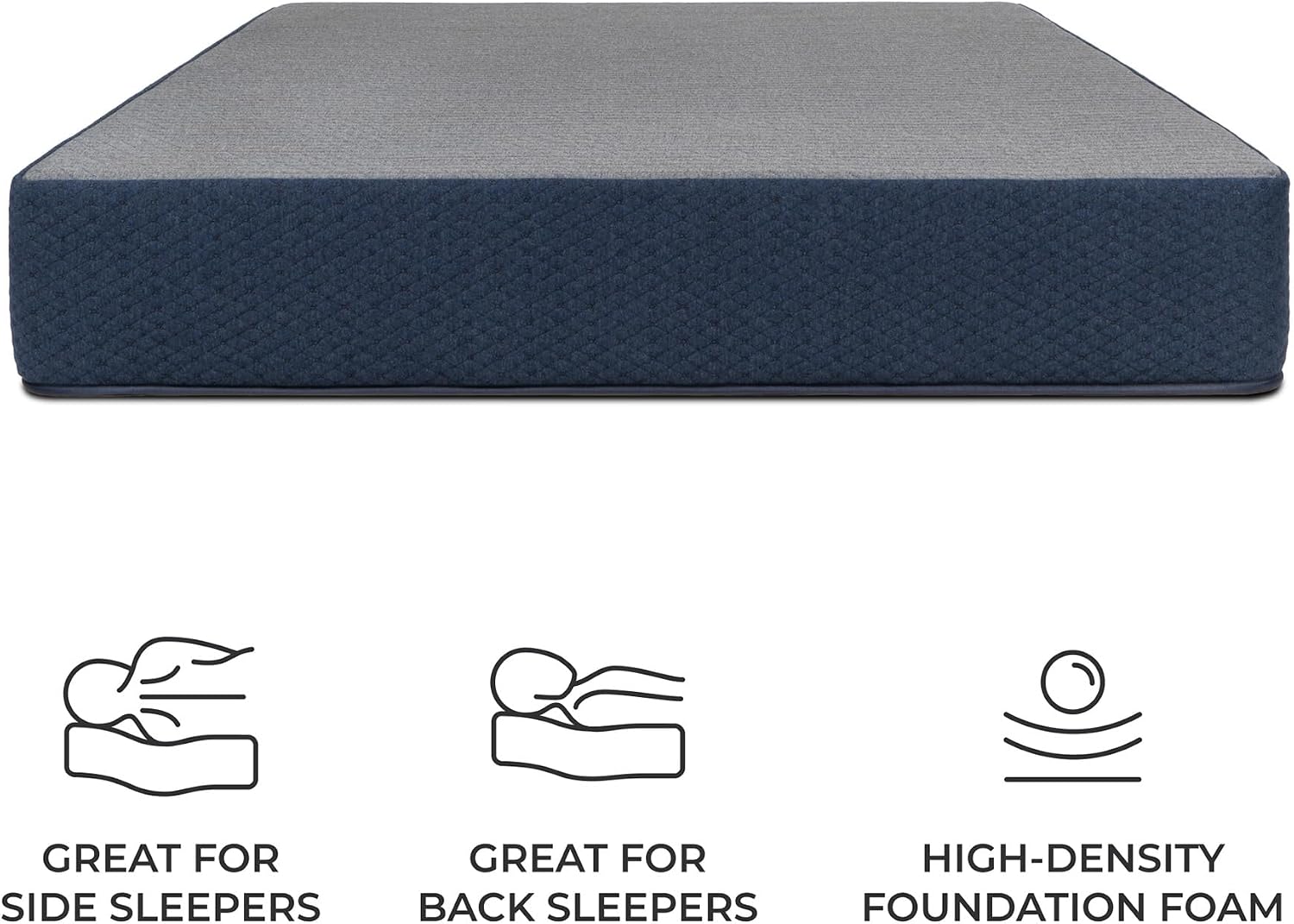 DREAMFOAM Brooklyn Bedding Copperflex Essential 14' Gel Memory Foam Mattress with Stain Protection, Twin |Made in Arizona