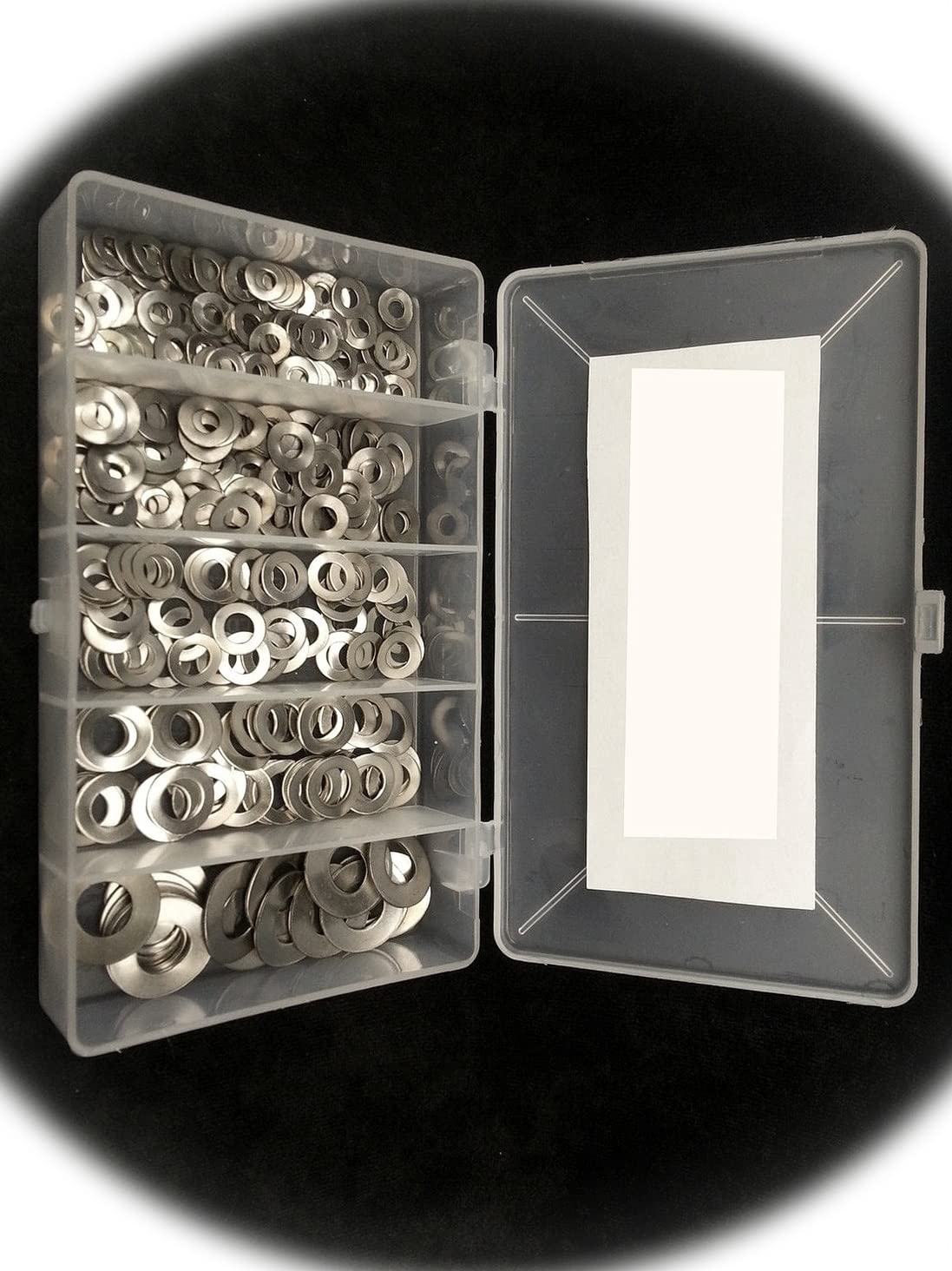 Metric Wave/Curve Washers Assortment 290pc A2 / 18-8 Stainless Steel Din137B Multi-Purpose Comprehensive Hardware Fastener Assortment Kit Cit01570Riv