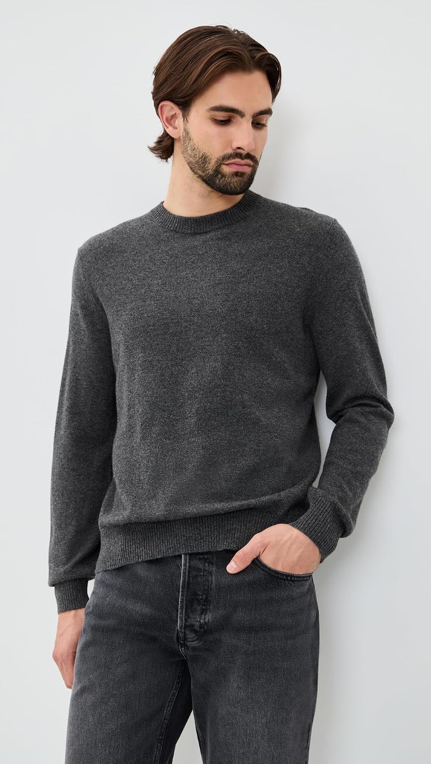 Theory Men's Hilles Crew Neck Sweater in Cashmere