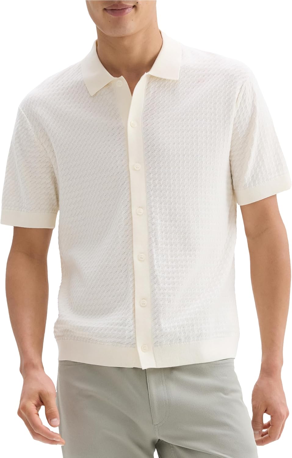 Theory Men's Cairn Short Sleeve Shirt in Cotton