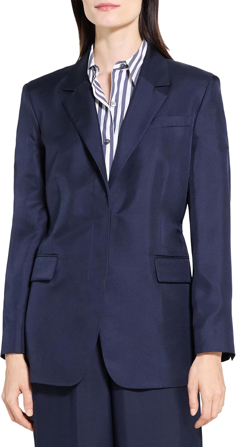 Theory Women's Oversized Cinch Waist Blazer