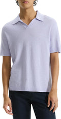 Theory Men's Brennan Polo in Pacific Linen
