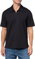 Theory Men's Ryder Quarterzip Polo in Relay Jersey