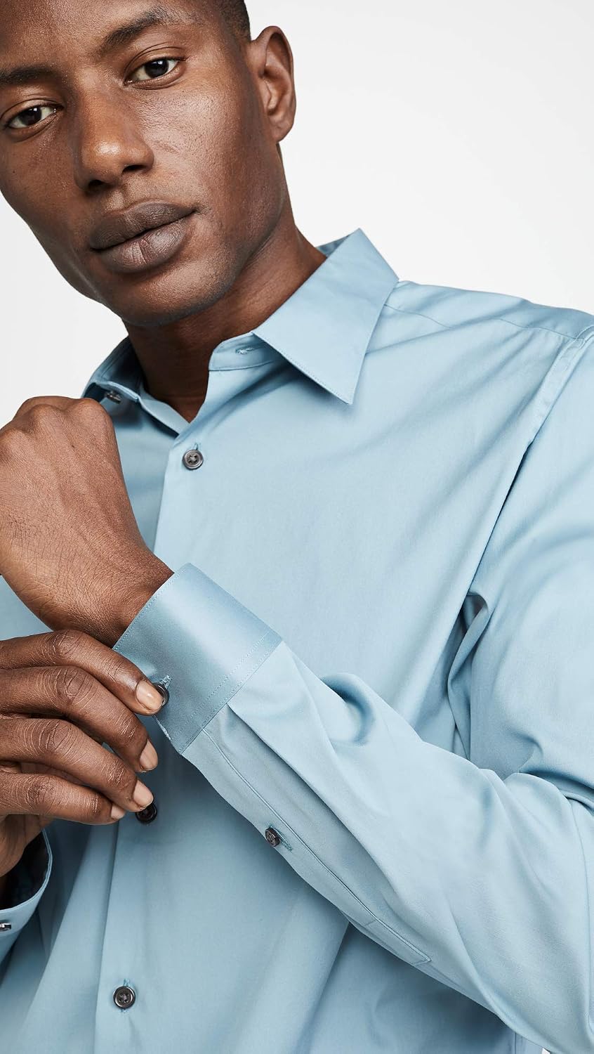 Theory Men's Sylvain Long Sleeve Stretch Button Down Shirt