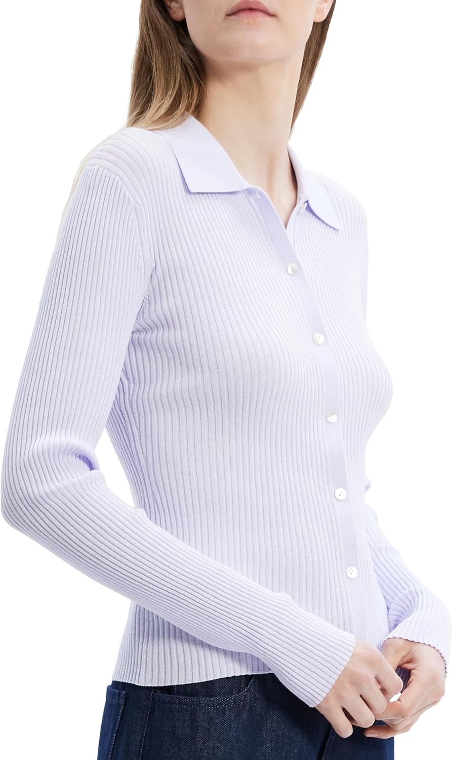 Theory Women's Marl Rib Cardigan
