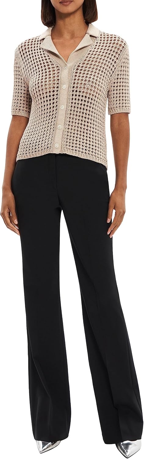 Theory Women's Shrunken Camp Shirt