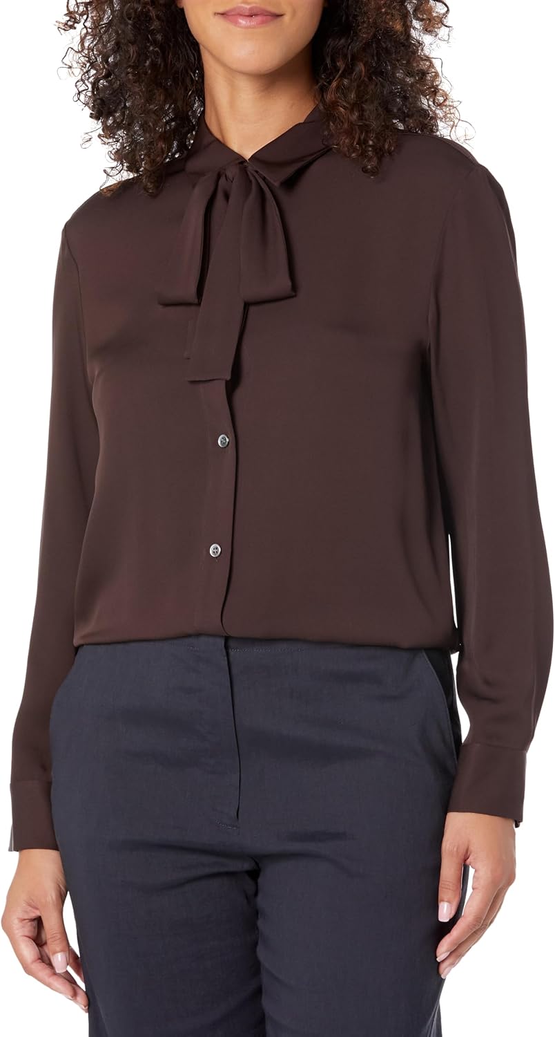 Theory Women's Tie-Neck Blouse
