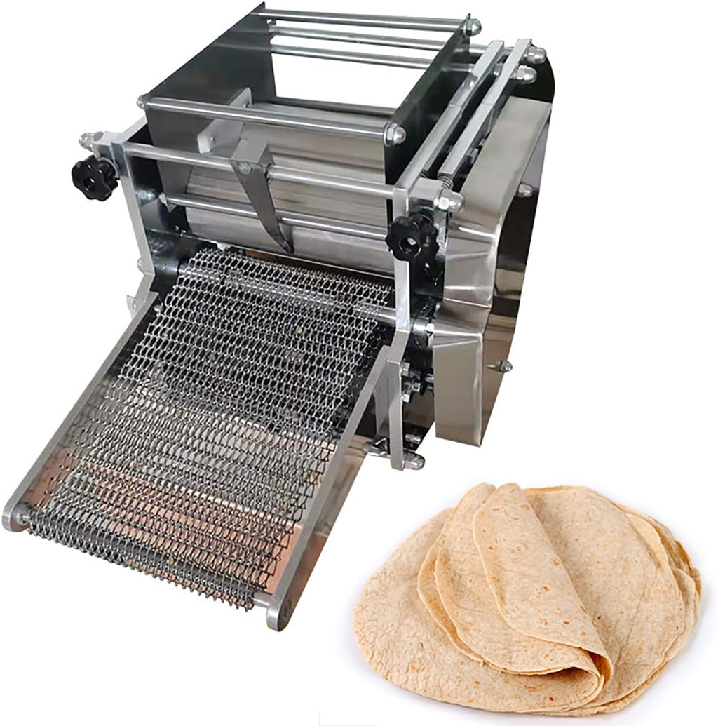 KEhtu Automatic Burrito Machine, Commercial Tortilla Making Machine, 1800 Pcs/h, Uniform Size, Save Time and Effort, Suitable for Tortilla Machine in Factories, Hotels, Restaurants