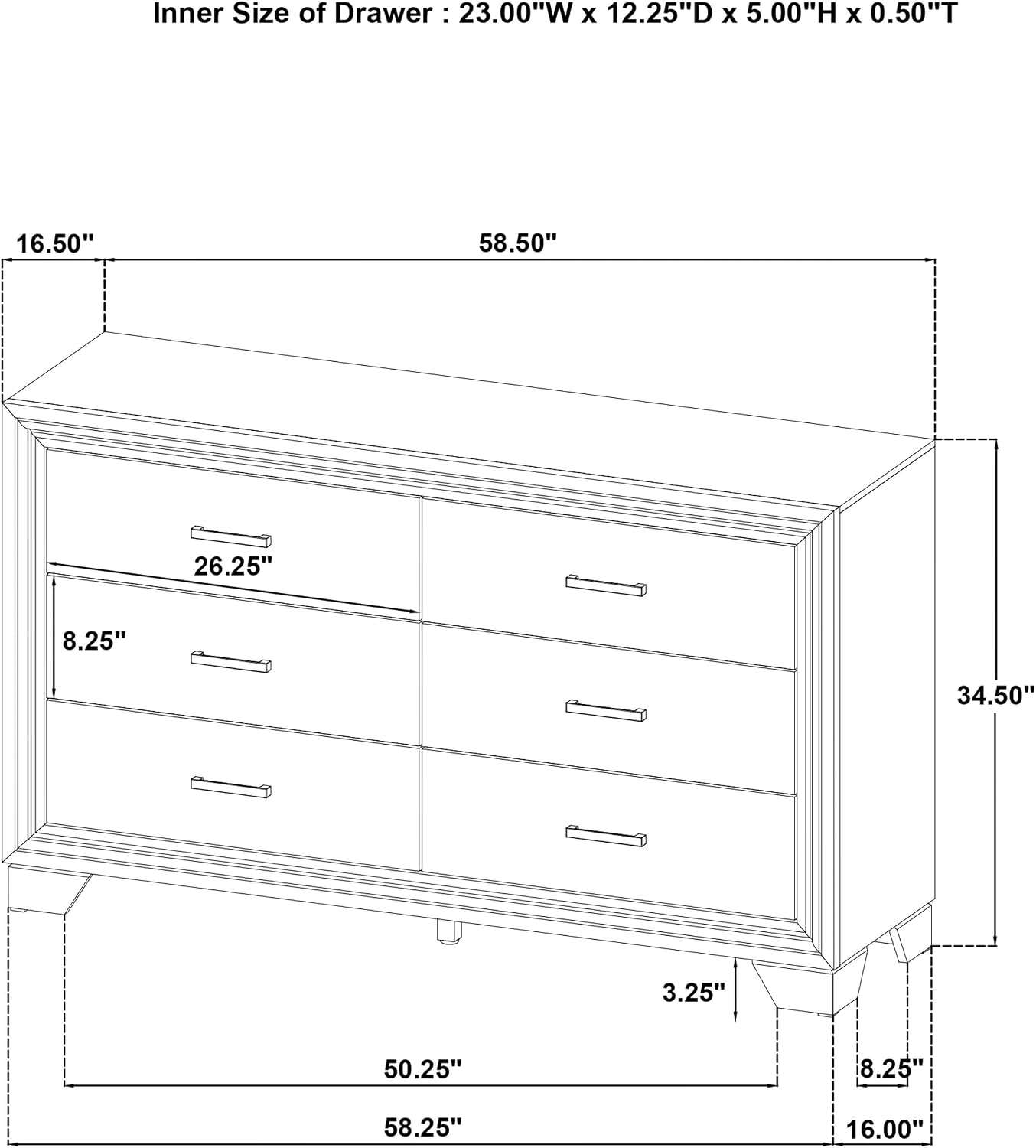 Coaster Home Furnishings Wright Transitional 4-Piece Bedroom Set Fabric Upholstered Queen Size Panel Bed Frame 52-inch Headboard Brown Oak 223341Q-S4