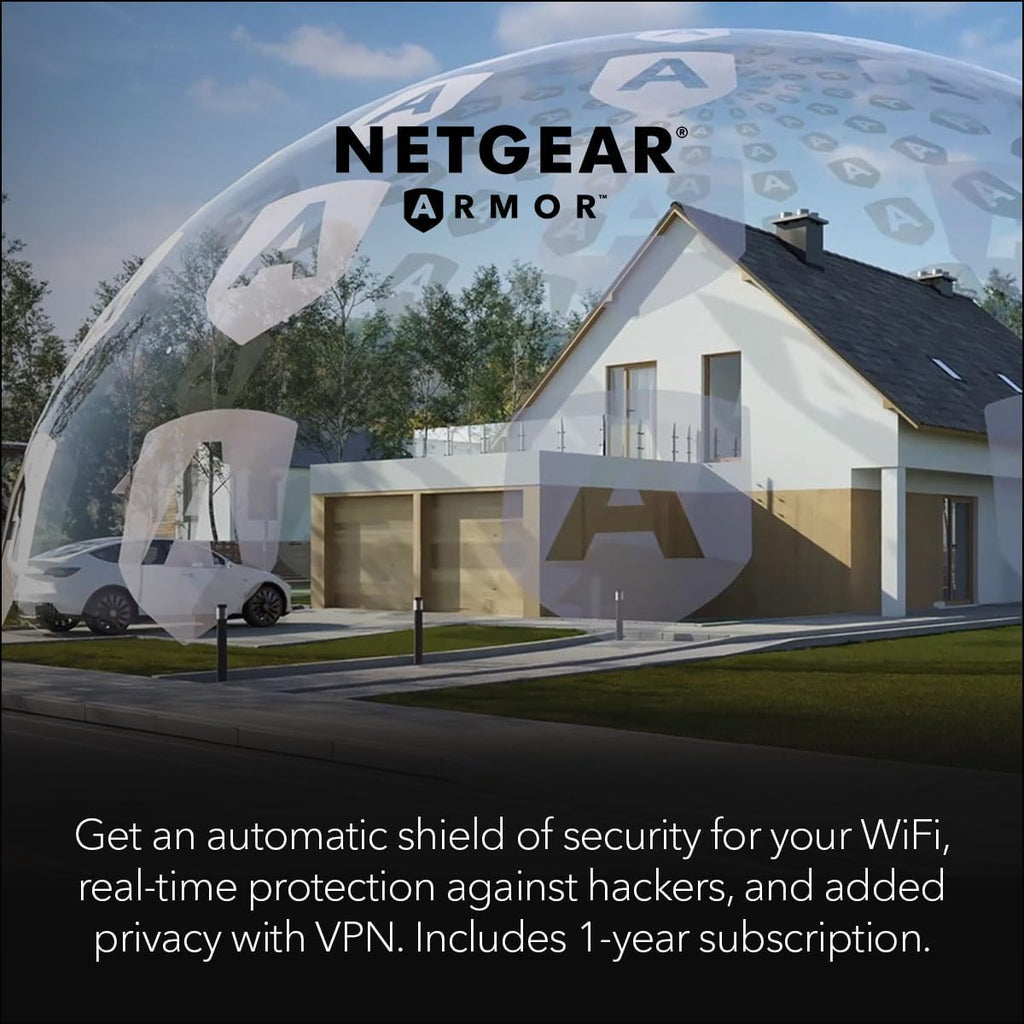 NETGEAR Nighthawk Tri-Band WiFi 7 Router (RS700S) - Security Features, BE19000 Wireless Speed (up to 19Gbps) – 10 Gig Internet Port - Covers up to 3,500 sq. ft., 200 Devices (Renewed)