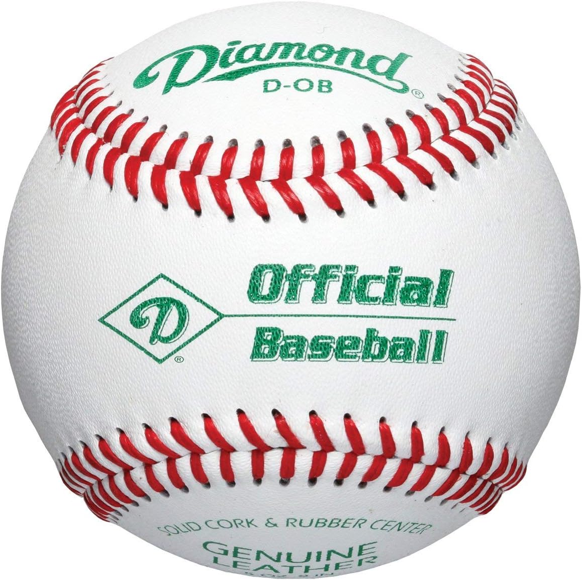 Diamond Sports D-OB DOB Baseballs in 6-Gallon Ball Black Cushion Lid Bucket 30 Balls with Rods Insulated Can Sleeve