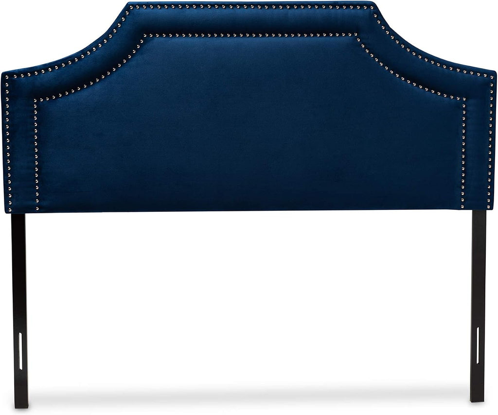 Baxton Studio Headboards, Queen, Navy Blue