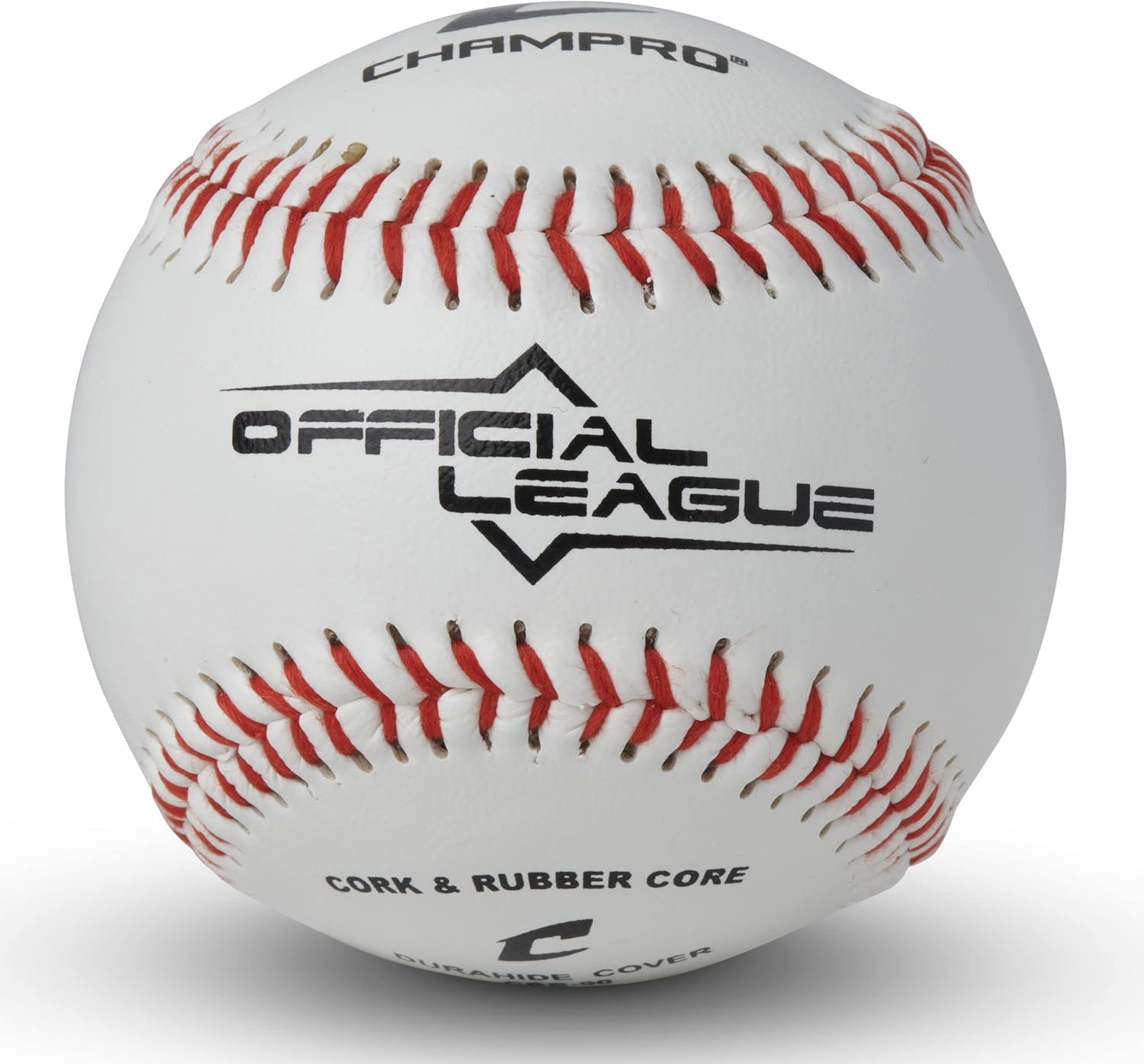 Champro CBB-90 Durahide Cover Baseballs in a Black Champro Bucket – 30 Balls and one Rods Can Sleeve Included