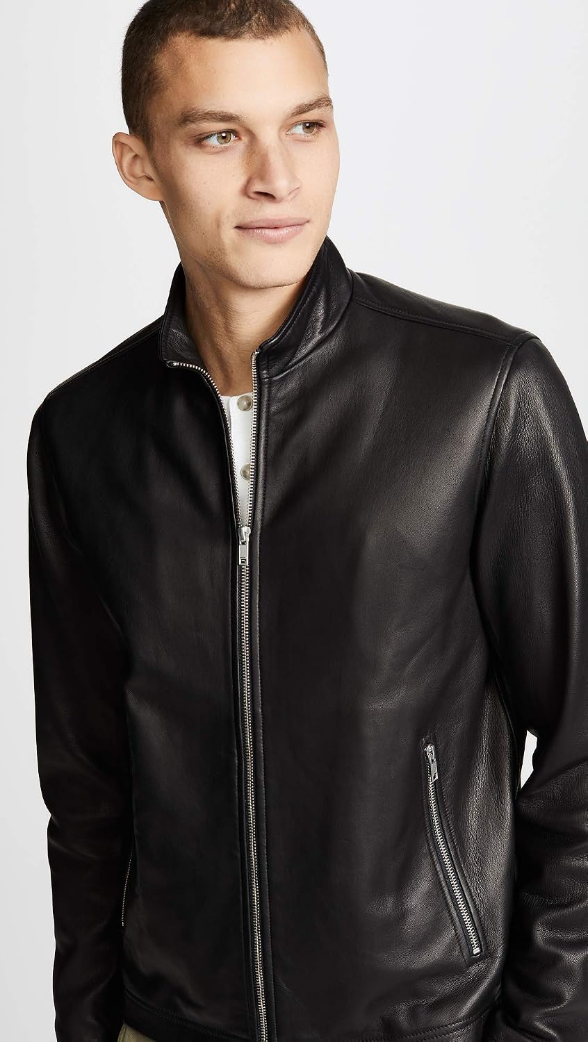 Theory Men's Morvek L.Kelleher Leather Jacket