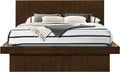 Coaster Home Furnishings Jessica Contemporary 5-Piece Bedroom Set Queen Size LED Panel Bed Frame 43-inch Headboard Cappuccino 200711Q-S5P