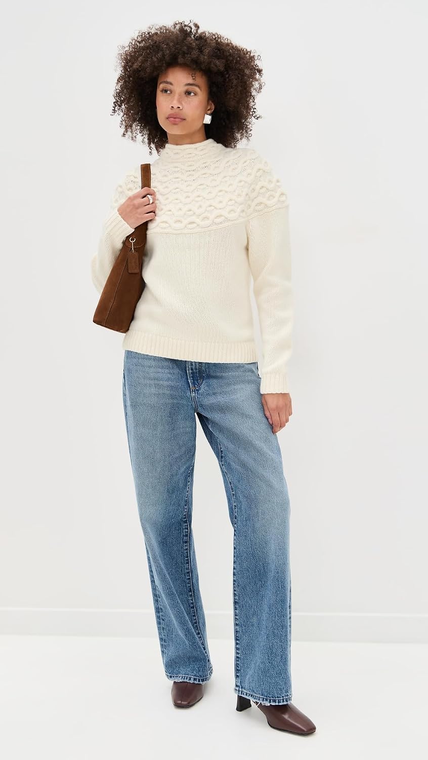 Theory Women's Cable Yoke Sweater