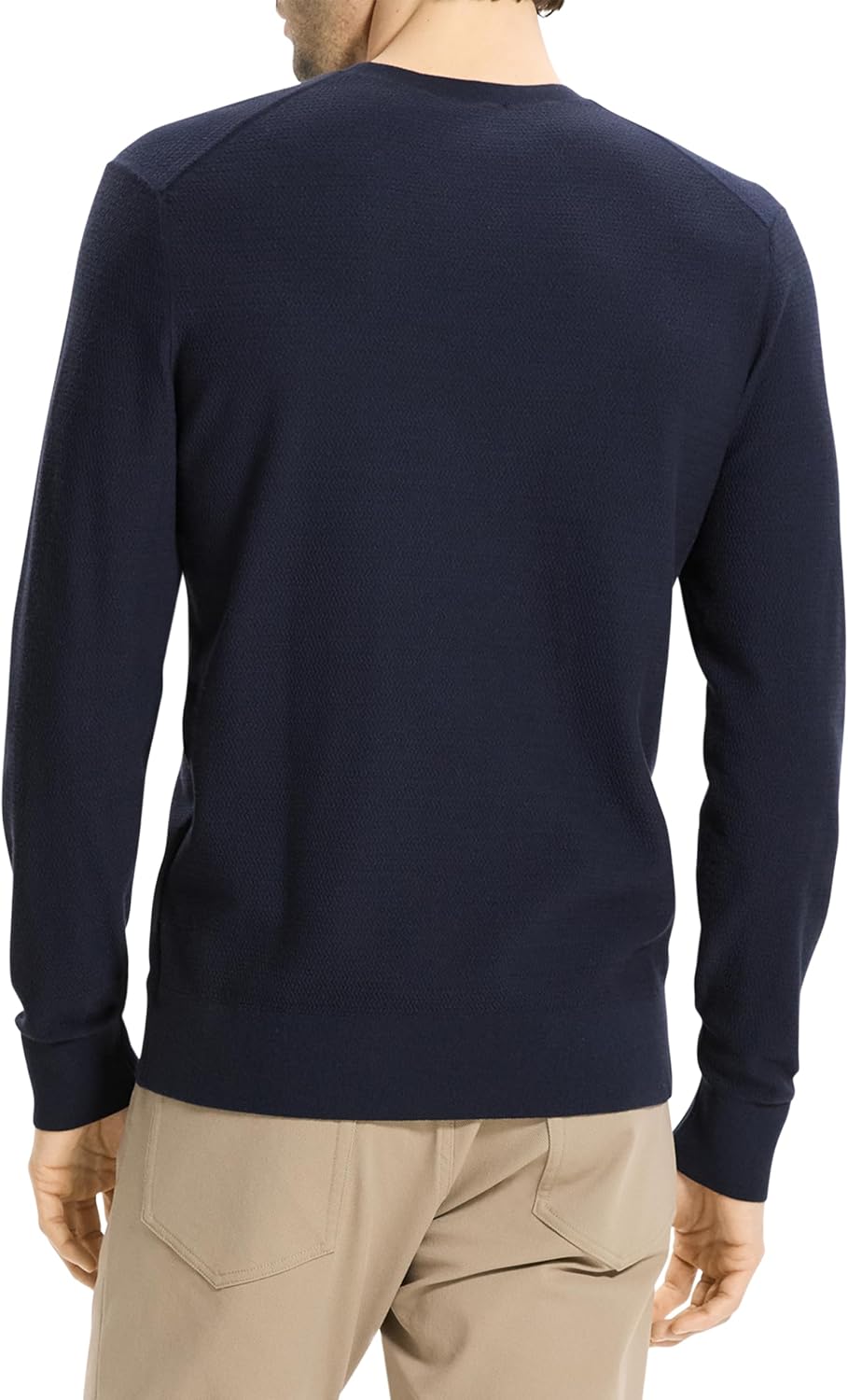 Theory Men's Riland Crew Neck in Light Bilen