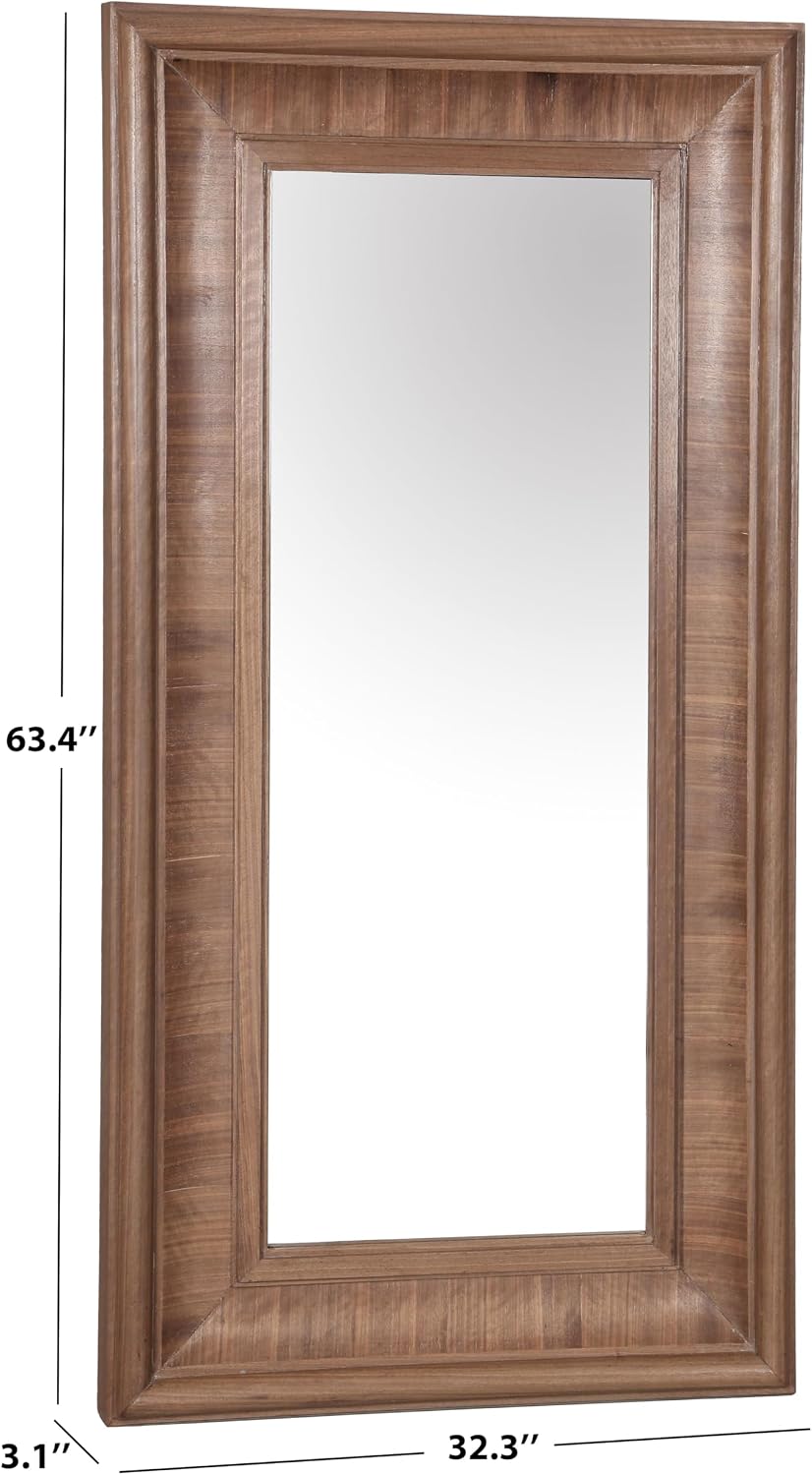 SAFAVIEH Couture Collection - Kaya Black Wood Rectangle Mirror