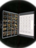 Grade 8 Bolt NUT & Washer & Lock Washer Assortment - KIT 490 Pieces FINE Thread Multi-Purpose Comprehensive Hardware Fastener Assortment Kit Cit00970Riv