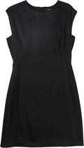 Theory Womens Cap Sleeve Structured Fitted Dress