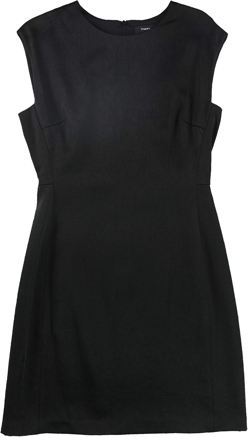 Theory Womens Cap Sleeve Structured Fitted Dress