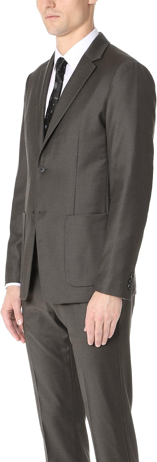 Theory Tailored Flannel Suit Jacket Suit