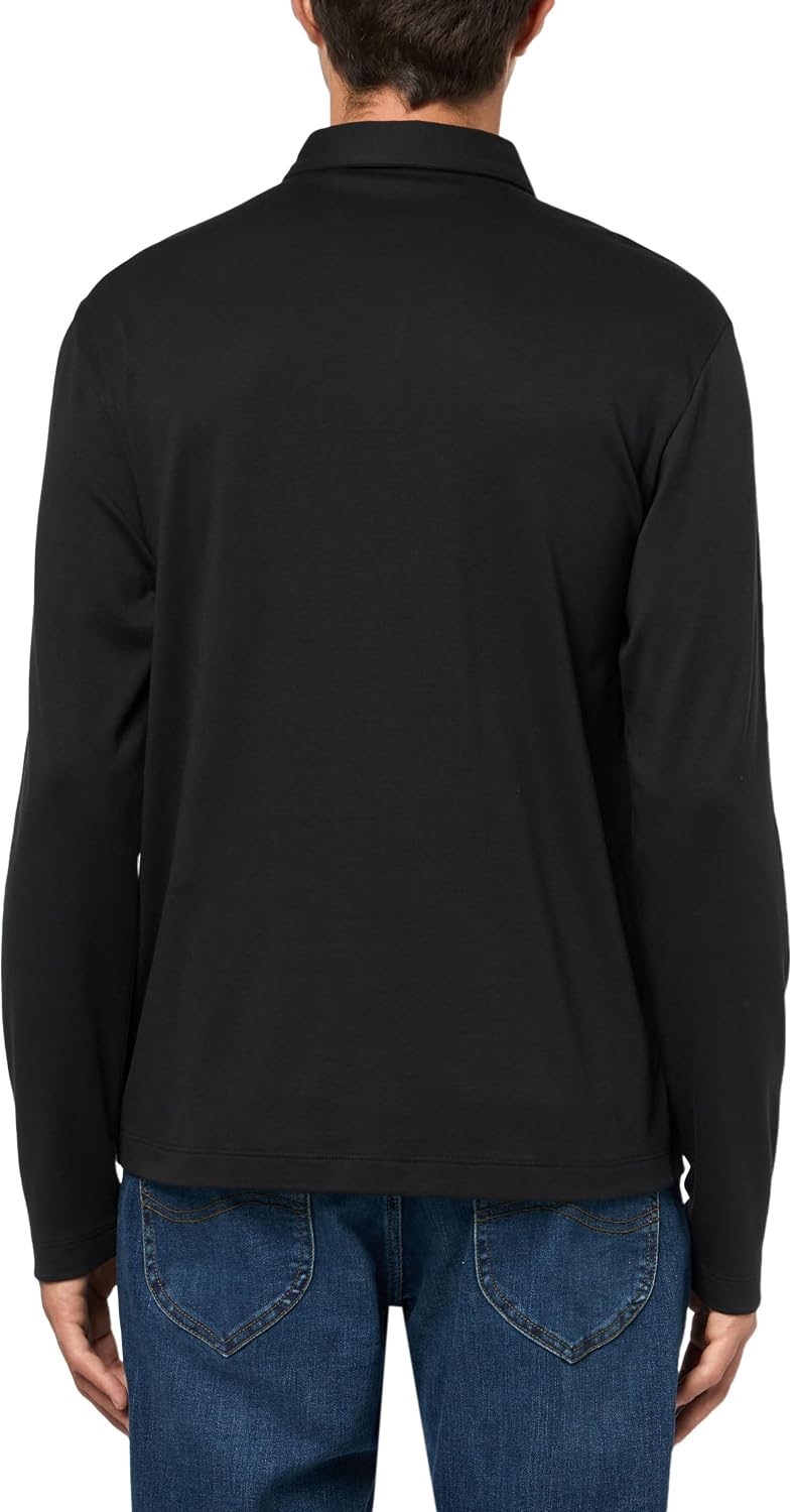 Theory Men's Polo Long Sleeve in Clinton Knit