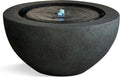 XBrand 19.8' W Round Sphere Water Fountain Indoor Outdoor with LED Light, Polyresin Bubbler Feature for Patio Garden Yard Home Décor, Dark Green