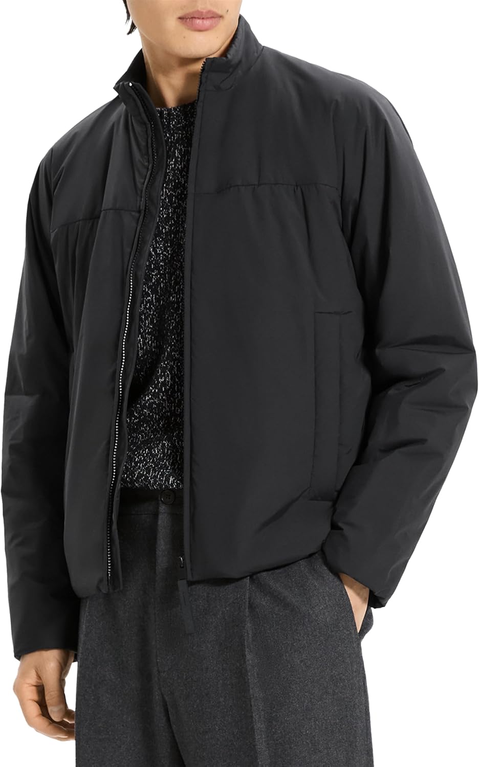 Theory Men's Layering Jacket In Motion Nylon