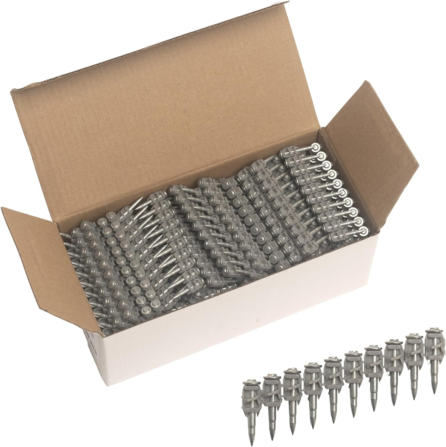 1000x Collated Concrete Nails 1'' (25mm) - for Hilti nails only B4 MX, BX4