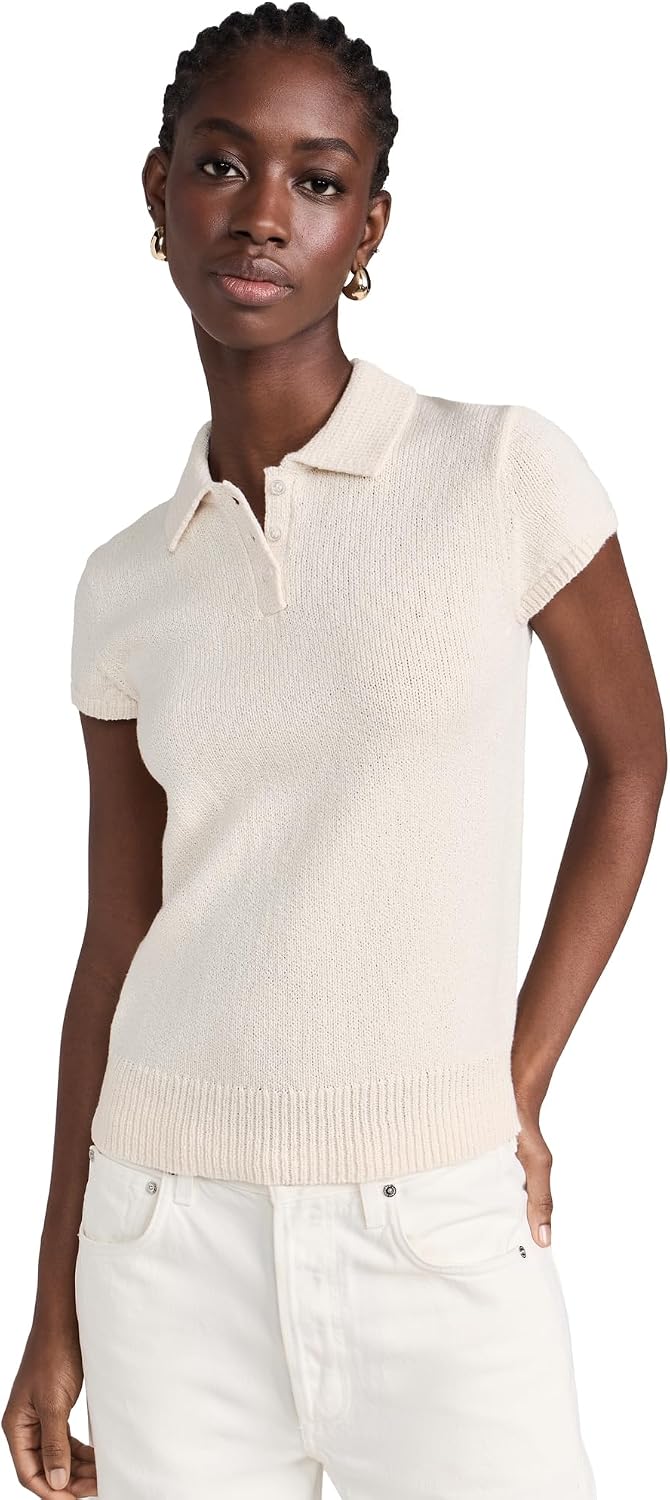 Theory Women's Cap Sleeve Polo