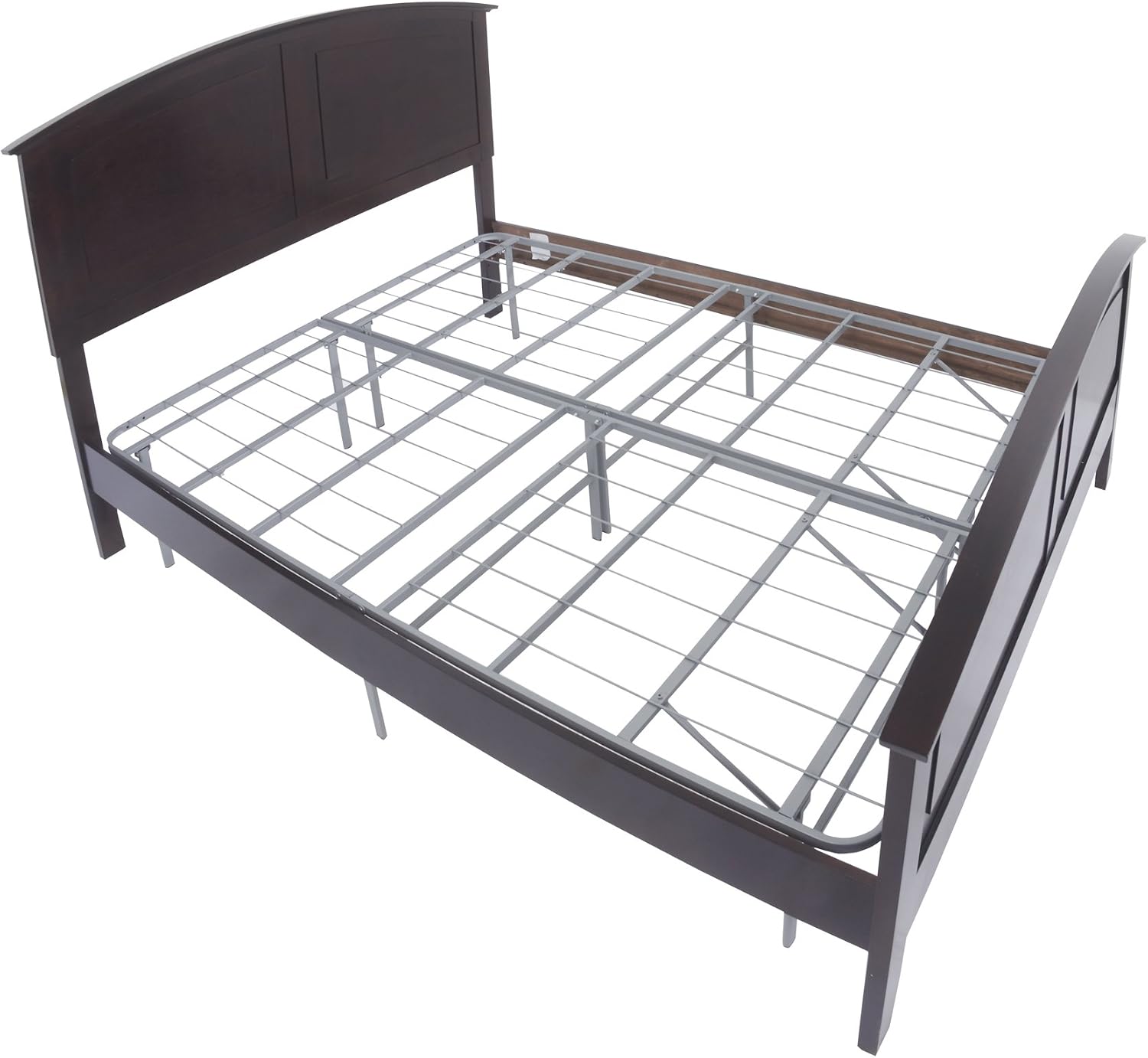 Mantua Premium Platform Bed Base in Silver, Replaces Box Spring and Bed Frame