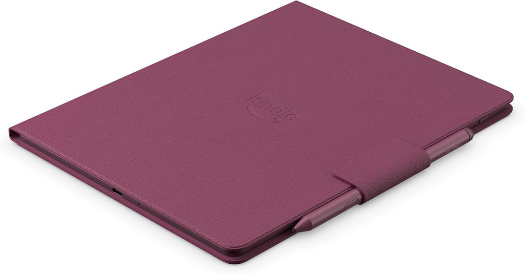 Introducing Amazon Kindle Scribe Executive Folio Cover with Magnetic Attach, Sleek Protective Case - Premium Leather